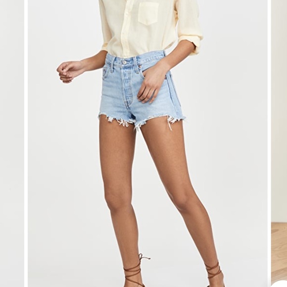 NWT Levi’s Premium 501 High Rise Shorts, Size 29 - Picture 7 of 8